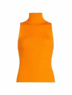 Alice + Olivia Darcey Turtleneck Sweater Tangerine 8 Alice + Olivia Darcey Turtleneck Sweater Tangerine -Alice + Olivia Sales unnamed file 2514