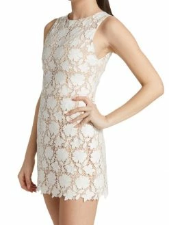 Alice + Olivia Clyde Crochet Floral Sheath Dress -Alice + Olivia Sales unnamed file 2526