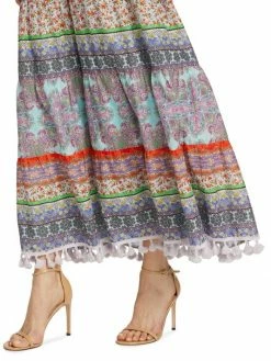 Alice + Olivia Minka Tassel-Fringe Maxi Dress -Alice + Olivia Sales unnamed file 2542