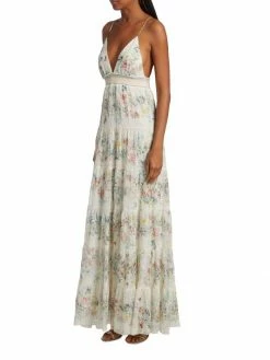 Alice + Olivia Karolina Smocked Tiered Maxi Dress 11 Alice + Olivia Karolina Smocked Tiered Maxi Dress -Alice + Olivia Sales unnamed file 2603
