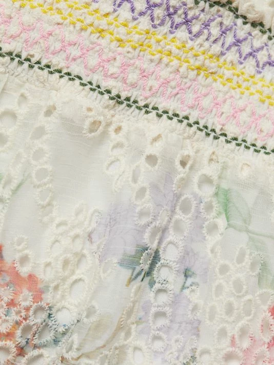 Alice + Olivia Karolina Smocked Tiered Maxi Dress 9 Alice + Olivia Karolina Smocked Tiered Maxi Dress - Image 7