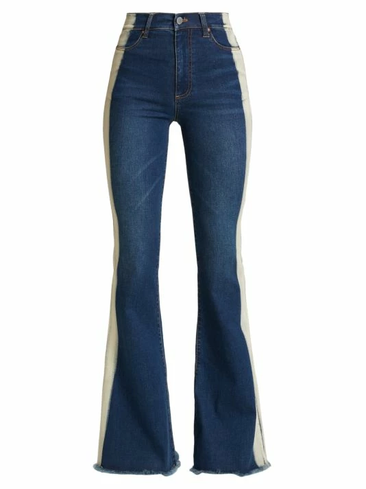 Alice + Olivia Beautiful High-Rise Flare Jeans 3 Alice + Olivia Beautiful High-Rise Flare Jeans