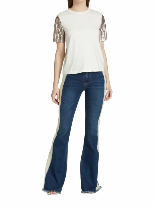 Alice + Olivia Beautiful High-Rise Flare Jeans 4 Alice + Olivia Beautiful High-Rise Flare Jeans - Image 2