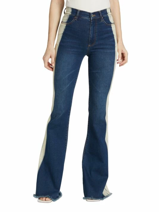 Alice + Olivia Beautiful High-Rise Flare Jeans 5 Alice + Olivia Beautiful High-Rise Flare Jeans - Image 3
