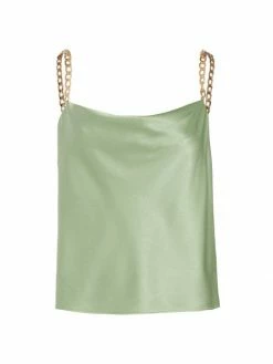 Alice + Olivia Harmony Draped Tank Top Black -Alice + Olivia Sales unnamed file 2636