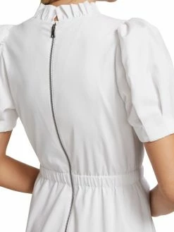 Alice + Olivia Vida Puff-Sleeve Tiered Minidress -Alice + Olivia Sales unnamed file 2649