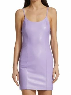 Alice + Olivia Nelle Vegan Leather Minidress 11 Alice + Olivia Nelle Vegan Leather Minidress -Alice + Olivia Sales unnamed file 2653