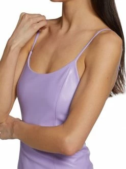 Alice + Olivia Nelle Vegan Leather Minidress 14 Alice + Olivia Nelle Vegan Leather Minidress -Alice + Olivia Sales unnamed file 2656