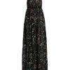 Alice + Olivia Mckenna Embroidered Empire Waist Gown