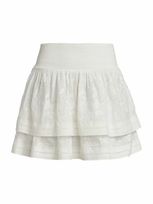 Alice + Olivia Bethie Tiered Miniskirt -Alice + Olivia Sales unnamed file 2700