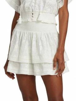 Alice + Olivia Bethie Tiered Miniskirt -Alice + Olivia Sales unnamed file 2702
