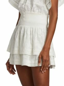 Alice + Olivia Bethie Tiered Miniskirt -Alice + Olivia Sales unnamed file 2703