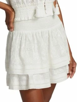 Alice + Olivia Bethie Tiered Miniskirt -Alice + Olivia Sales unnamed file 2705
