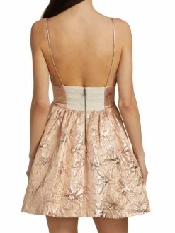 Alice + Olivia Foley Floral Brocade Minidress -Alice + Olivia Sales unnamed file 2718