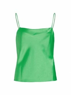 Alice + Olivia Harmon Drapey Slip Tank Garden Green -Alice + Olivia Sales unnamed file 2731