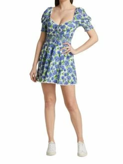 Alice + Olivia Crawford Floral Eyelet Minidress -Alice + Olivia Sales unnamed file 2733