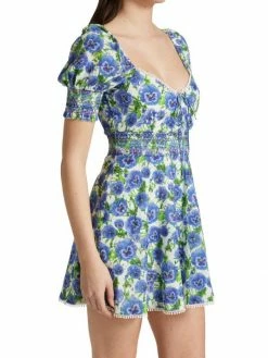 Alice + Olivia Crawford Floral Eyelet Minidress -Alice + Olivia Sales unnamed file 2735