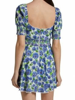 Alice + Olivia Crawford Floral Eyelet Minidress -Alice + Olivia Sales unnamed file 2736