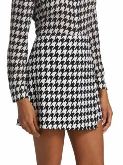 Alice + Olivia Renna Houndstooth Miniskirt -Alice + Olivia Sales unnamed file 2749