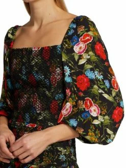 Alice + Olivia Cooper Smocked Blouse -Alice + Olivia Sales unnamed file 2765