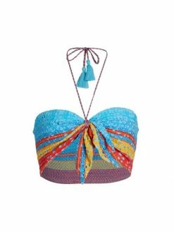 Alice + Olivia Livia Halter Top