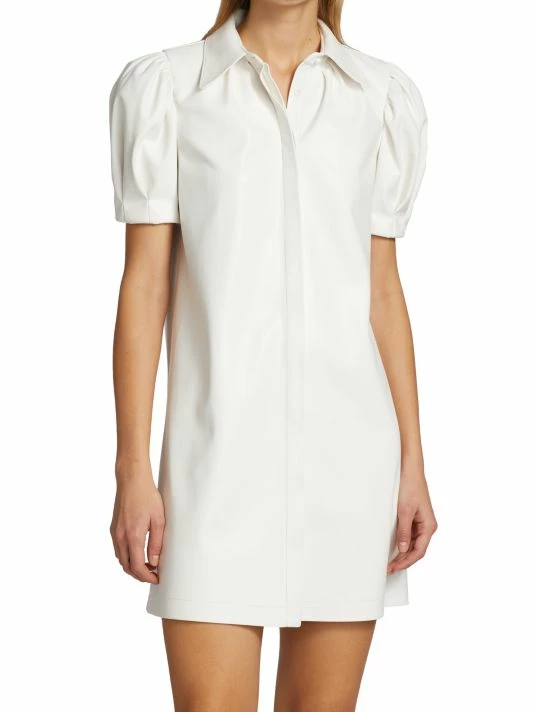 Alice + Olivia Gem Faux Leather Minidress 5 Alice + Olivia Gem Faux Leather Minidress - Image 3