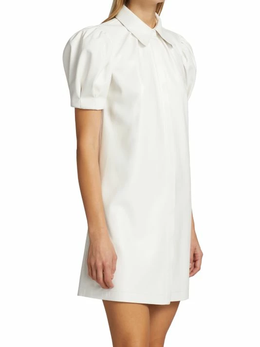 Alice + Olivia Gem Faux Leather Minidress 6 Alice + Olivia Gem Faux Leather Minidress - Image 4