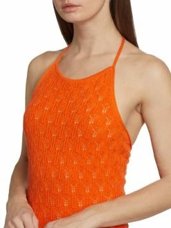 Alice + Olivia Jone Halter Midi-Dress -Alice + Olivia Sales unnamed file 420