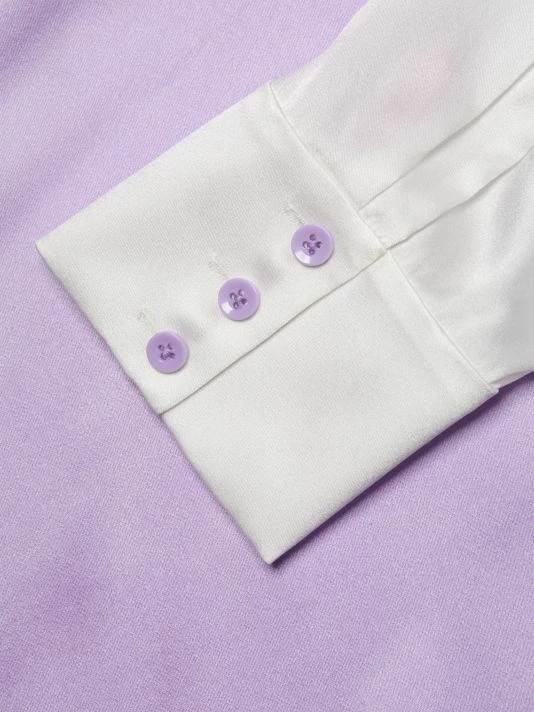 Alice + Olivia Willa Colorblocked Silk Blouse 9 Alice + Olivia Willa Colorblocked Silk Blouse - Image 7