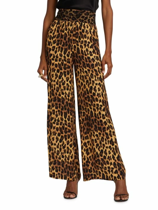 Alice + Olivia Russel Leopard High-Waisted Wide-Leg Pants 5 Alice + Olivia Russel Leopard High-Waisted Wide-Leg Pants - Image 3