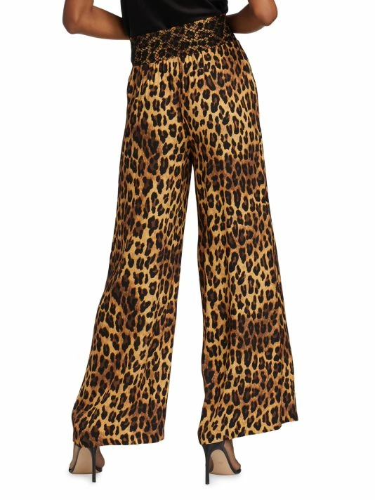 Alice + Olivia Russel Leopard High-Waisted Wide-Leg Pants 7 Alice + Olivia Russel Leopard High-Waisted Wide-Leg Pants - Image 5