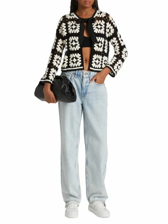 Alice + Olivia Anderson Crochet Cardigan 4 Alice + Olivia Anderson Crochet Cardigan - Image 2