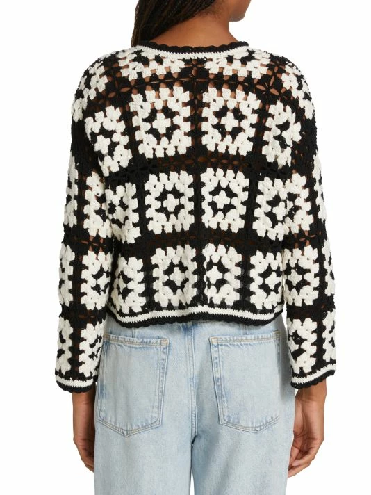 Alice + Olivia Anderson Crochet Cardigan 7 Alice + Olivia Anderson Crochet Cardigan - Image 5