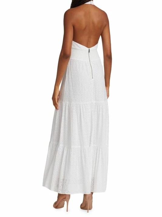 Alice + Olivia Lyndon Cross-Front Halter Maxi Dress 7 Alice + Olivia Lyndon Cross-Front Halter Maxi Dress - Image 5
