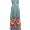 Alice + Olivia Gloria Chain-Strap Pleated Maxi Dress -Alice + Olivia Sales unnamed file 492