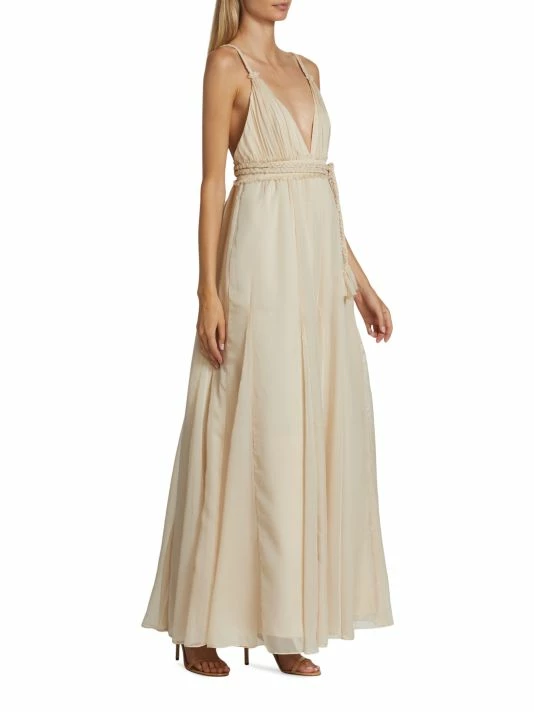 Alice + Olivia Carisa V-Neck Gown 4 Alice + Olivia Carisa V-Neck Gown - Image 2