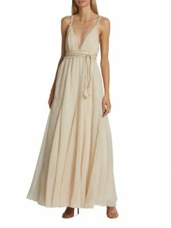 Alice + Olivia Carisa V-Neck Gown 11 Alice + Olivia Carisa V-Neck Gown -Alice + Olivia Sales unnamed file 505