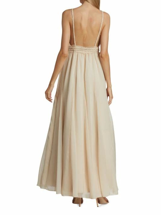 Alice + Olivia Carisa V-Neck Gown 7 Alice + Olivia Carisa V-Neck Gown - Image 5