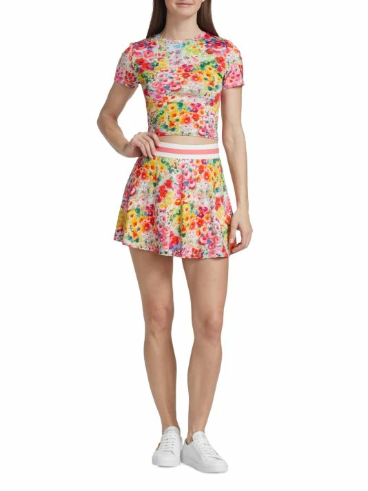 Alice + Olivia Blaise Trapeze Mini Skort 4 Alice + Olivia Blaise Trapeze Mini Skort - Image 2