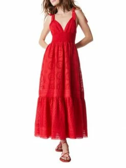 Alice + Olivia Levine Eyelet-Embroidered Maxi Dress -Alice + Olivia Sales unnamed file 526