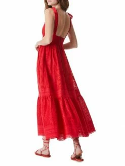 Alice + Olivia Levine Eyelet-Embroidered Maxi Dress -Alice + Olivia Sales unnamed file 528
