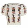 Alice + Olivia Daren Cotton & Wool Knit Crop Sweater -Alice + Olivia Sales unnamed file 530