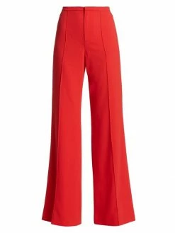 Alice + Olivia Dylan High-Waisted Wide-Leg Pants