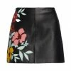 Alice + Olivia Riley Embroidered Vegan Leather Miniskirt -Alice + Olivia Sales unnamed file 590