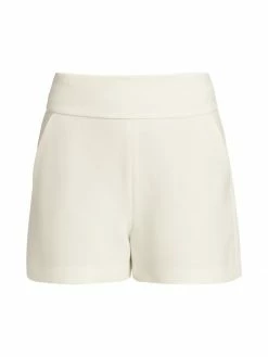 Alice + Olivia Donald High-Waist Shorts Off White 13 Alice + Olivia Donald High-Waist Shorts Off White -Alice + Olivia Sales unnamed file 60