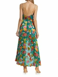 Alice + Olivia Christina Floral-Printed Hi-Lo Dress -Alice + Olivia Sales unnamed file 601