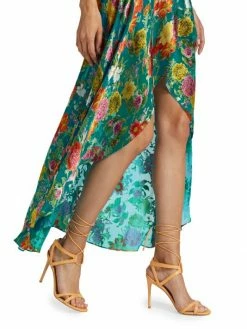 Alice + Olivia Christina Floral-Printed Hi-Lo Dress -Alice + Olivia Sales unnamed file 602