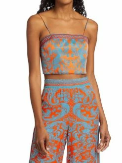 Alice + Olivia Athena Printed Wide-Leg Pants -Alice + Olivia Sales unnamed file 606