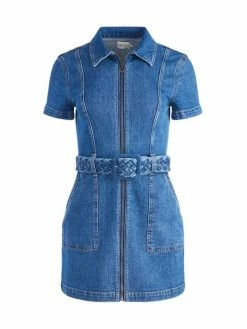 Alice + Olivia Gorgeous Denim Dress