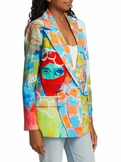 Alice + Olivia X Kidsuper Denny Printed Boyfriend Blazer 12 Alice + Olivia X Kidsuper Denny Printed Boyfriend Blazer -Alice + Olivia Sales unnamed file 653